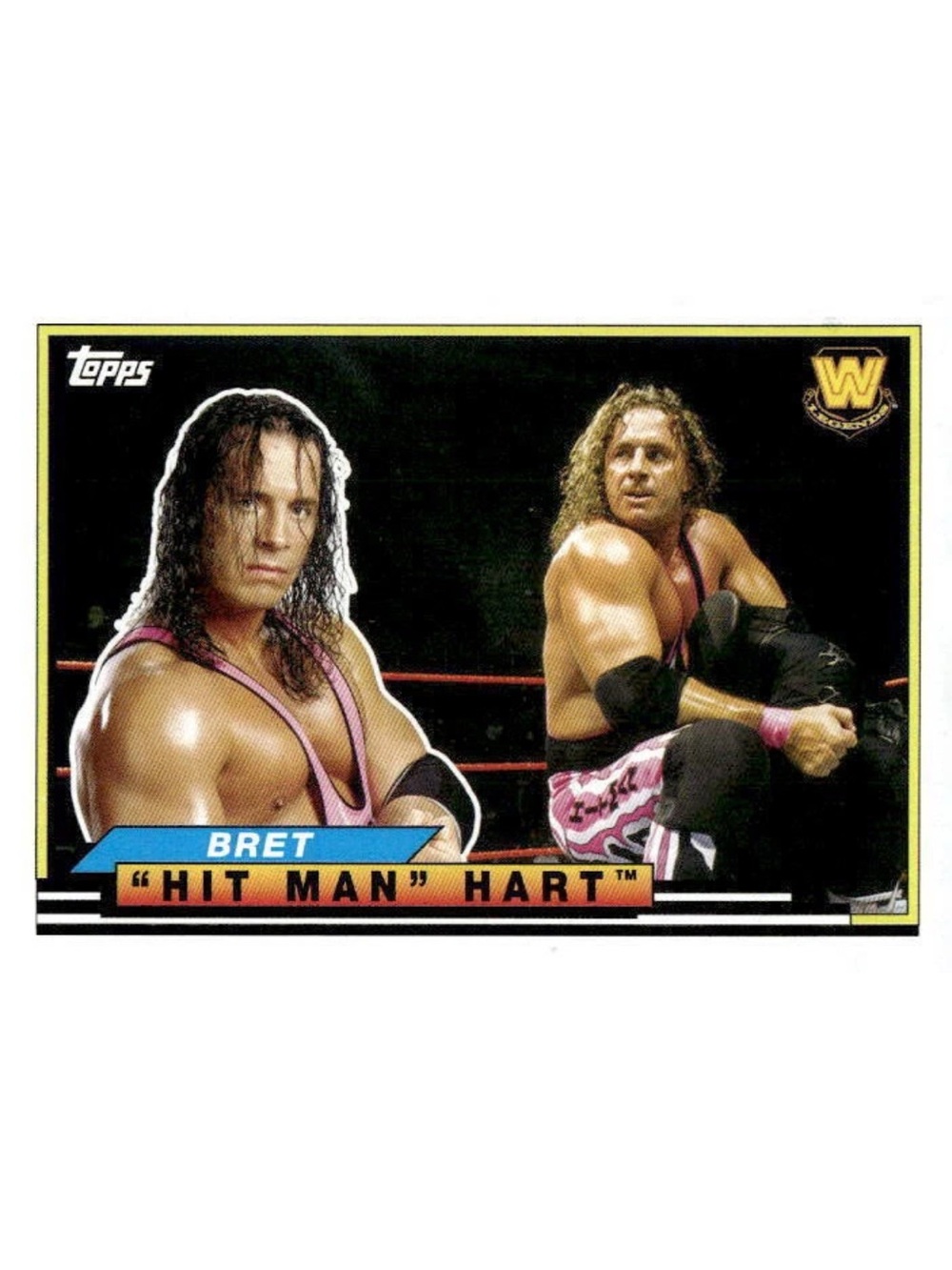 🔥NOW $3🔥 Bret Hit Man Hart 2018 Topps WWE Wrestling Card